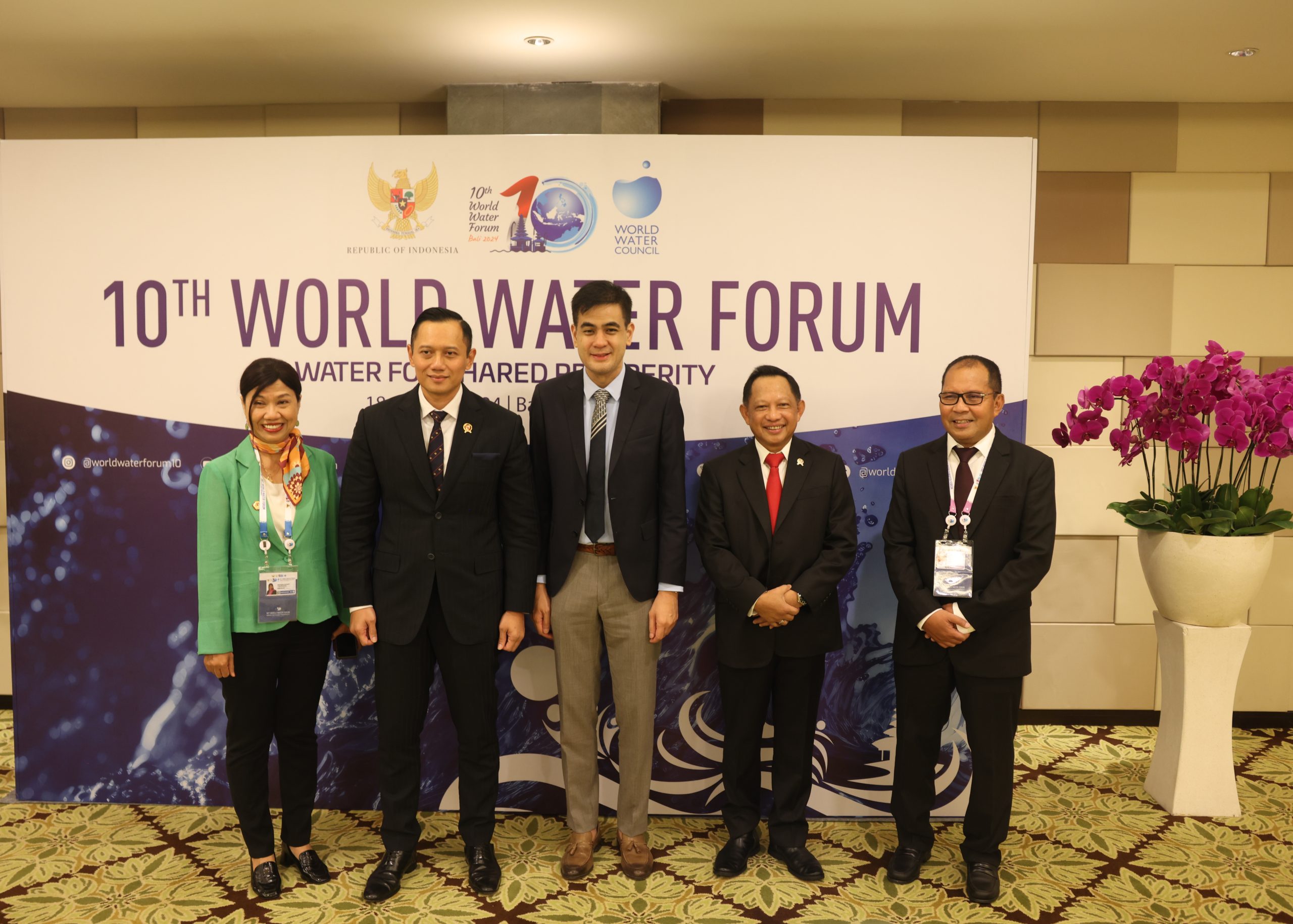 Danny Pomanto Diskusi Bersama Menteri Tito dan AHY tentang Kebijakan Pemda Terhadap Air di 10th WWF 2024