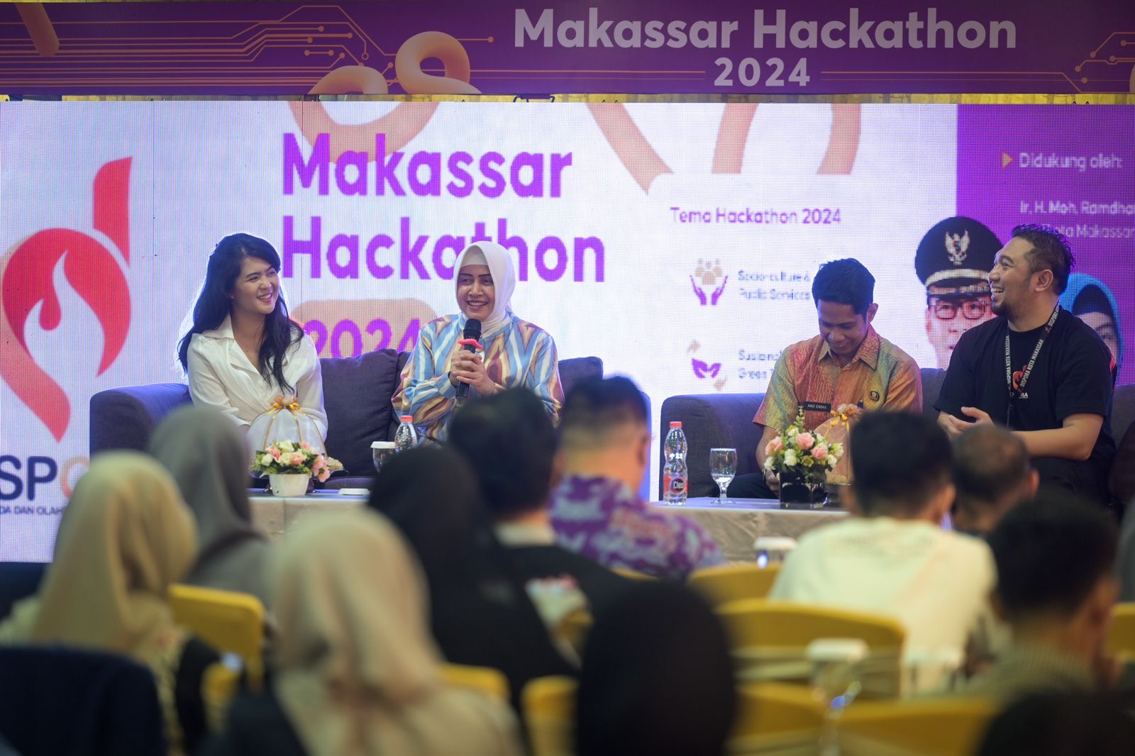 Buka Hackaton Dispora 2024, Indira Pacu Pemuda Makassar Kuasai Skill Inovasi Digital