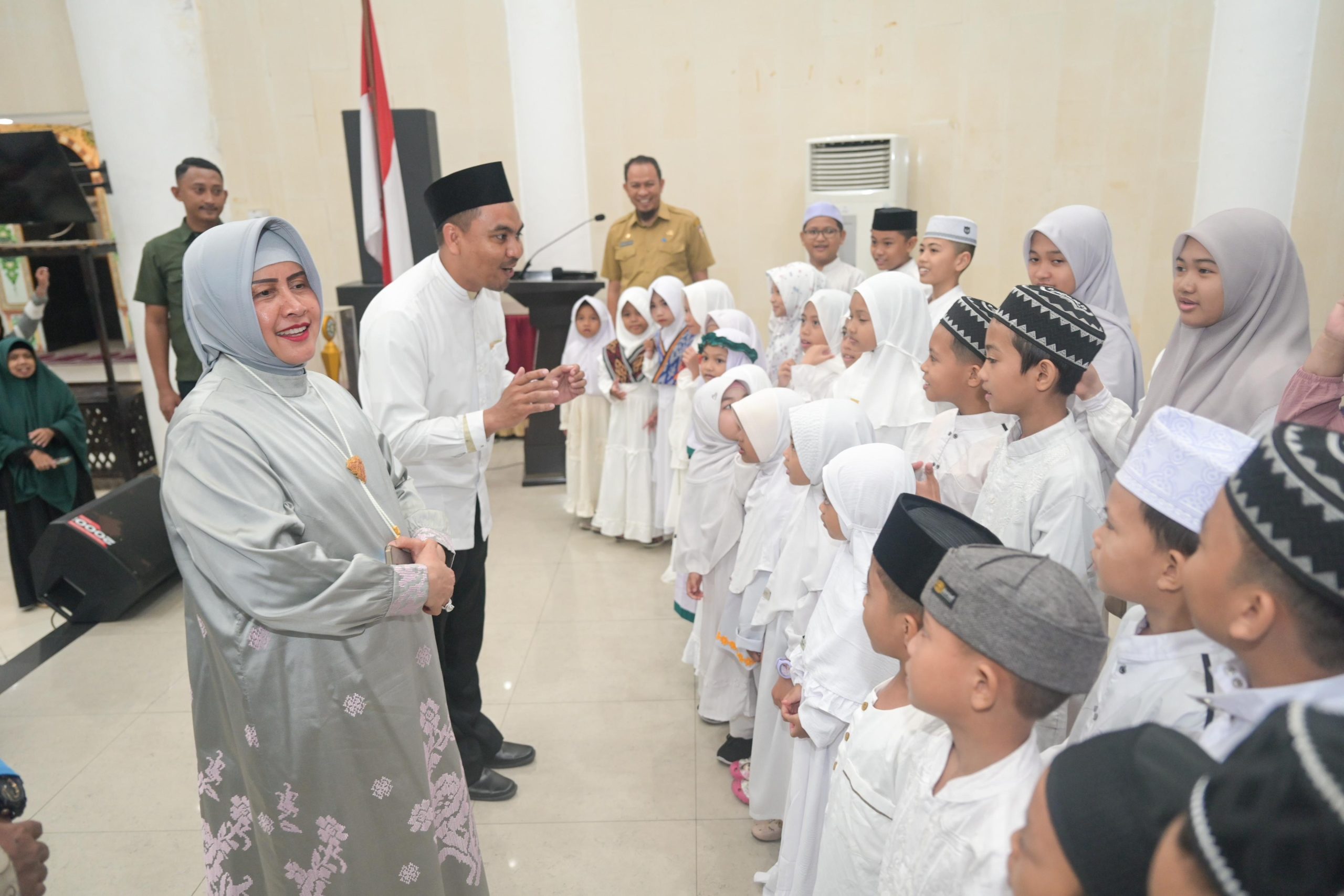 Ketua TP PKK Kota Makassar Beri Semangat Kafilah Festival Anak Sholeh