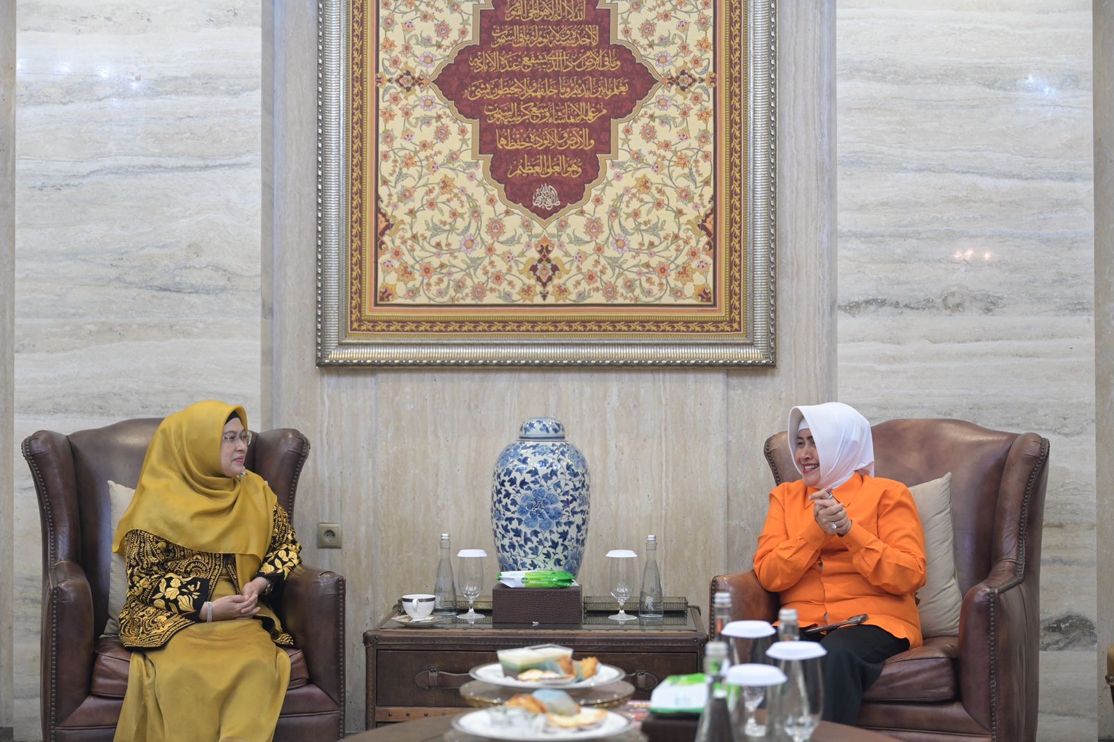 Indira Bareng Putri Wapres Ma’ruf Amin Bahas Inovasi Penangan Stunting di Kota Makassar