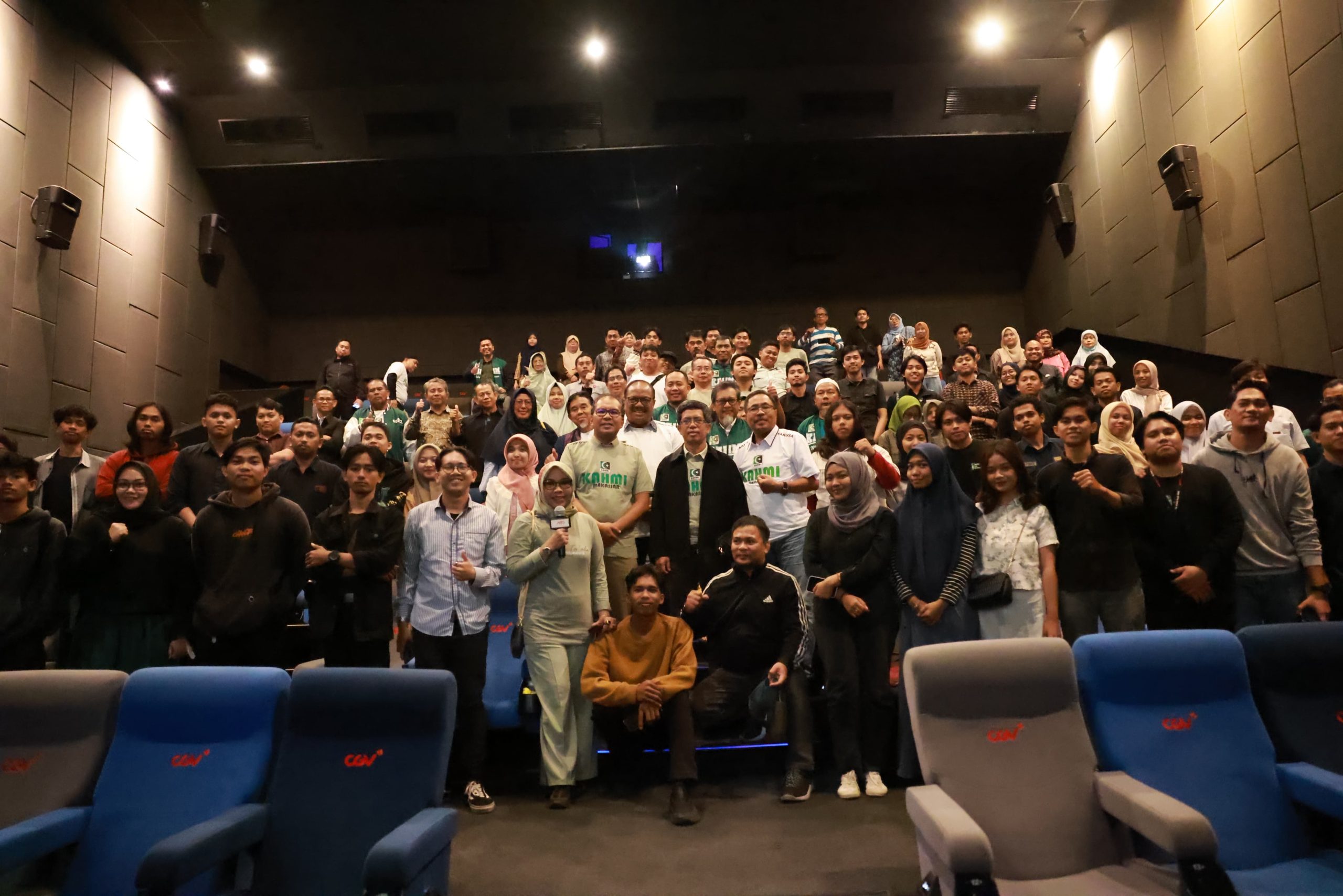 Danny Pomanto dan KAHMI Makassar Nobar Film Biografi Pendiri HMI, Lafran Pane