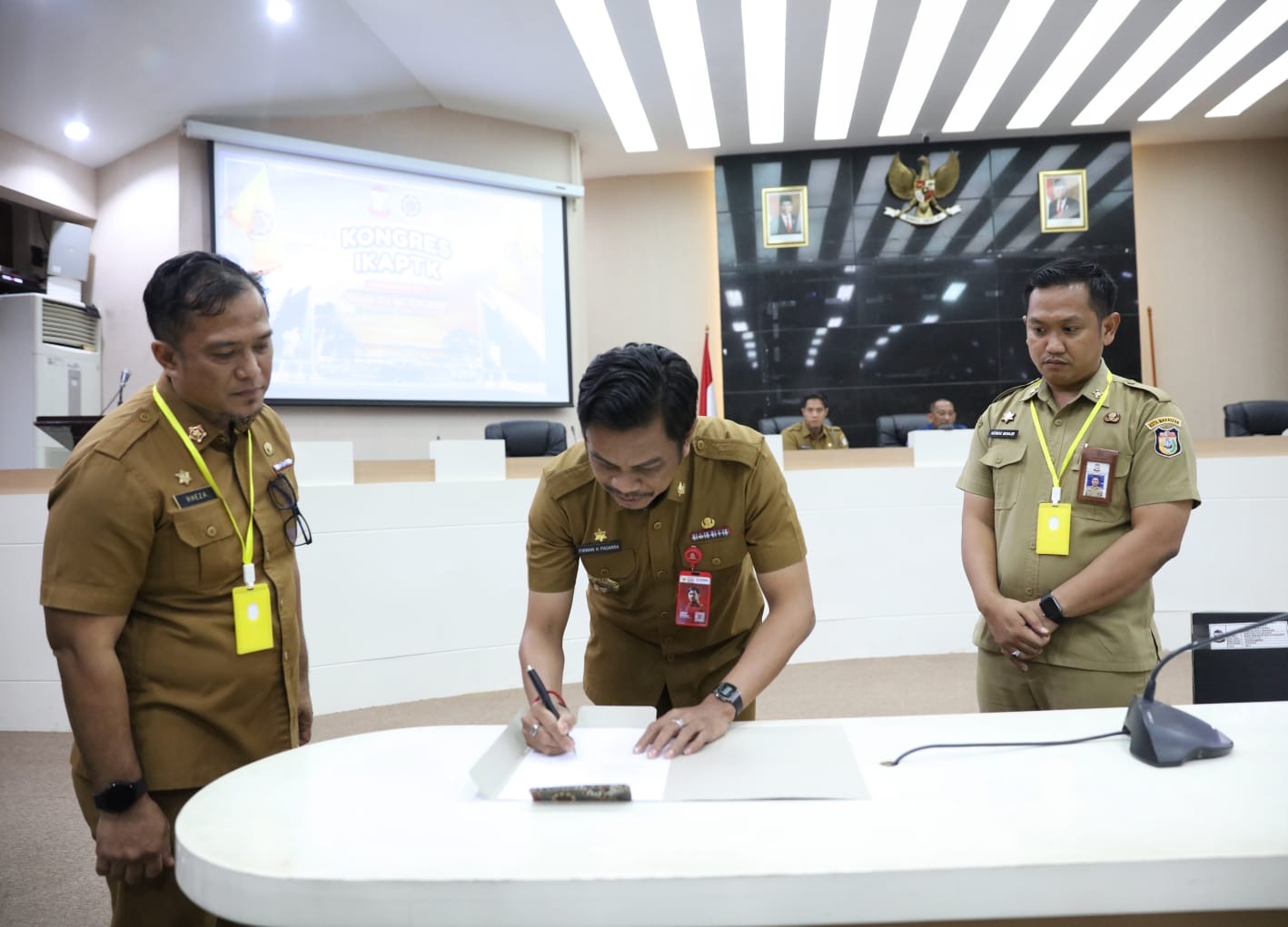 Kongres DPK, PJ Sekda Makassar Firman Pagarra Terpilih Jadi Ketua IKAPTK 2024/2029