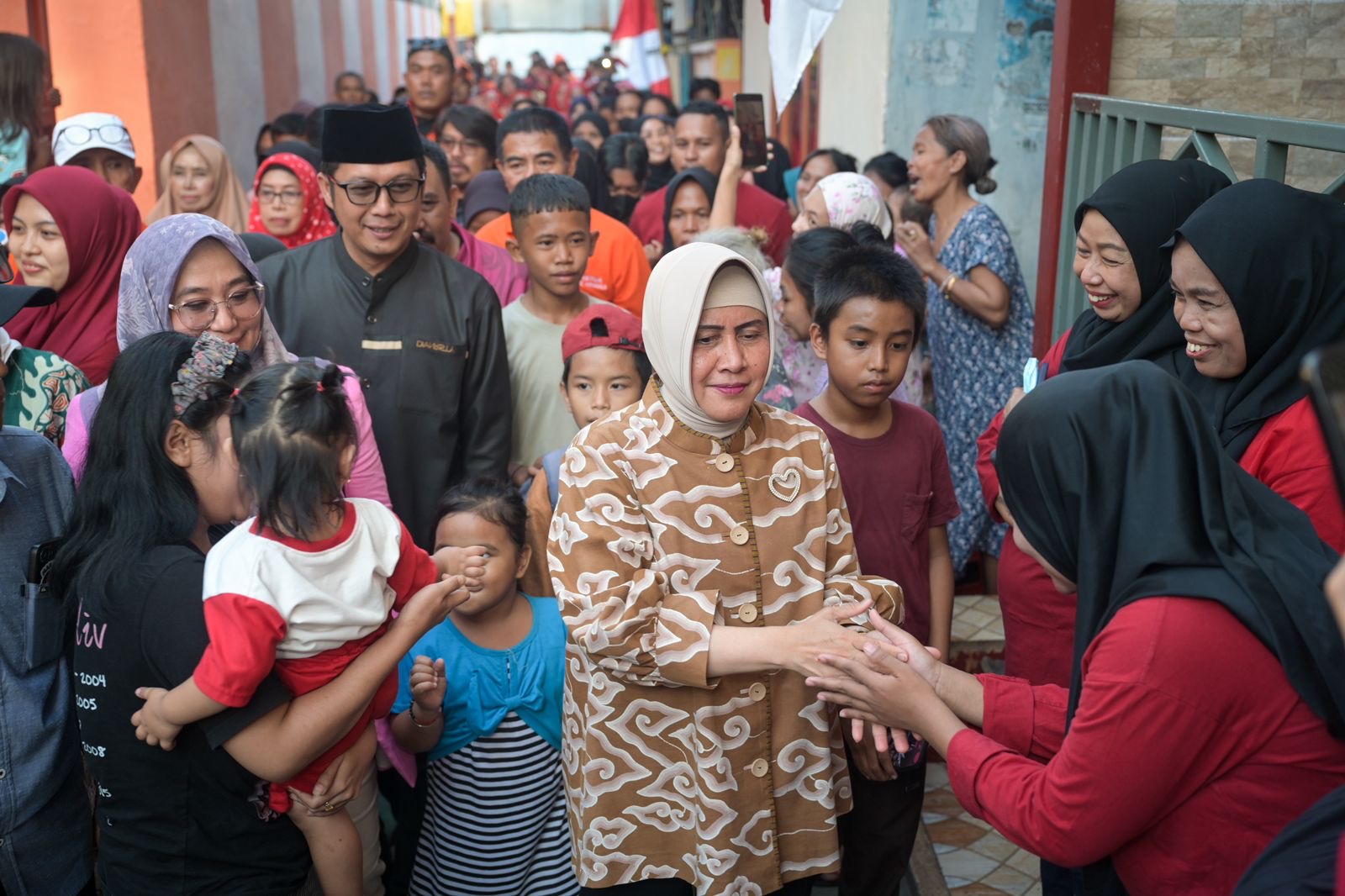 Ketua TP PKK Makassar Apresiasi Lorong Wisata Garbsen di Kampung Buyang