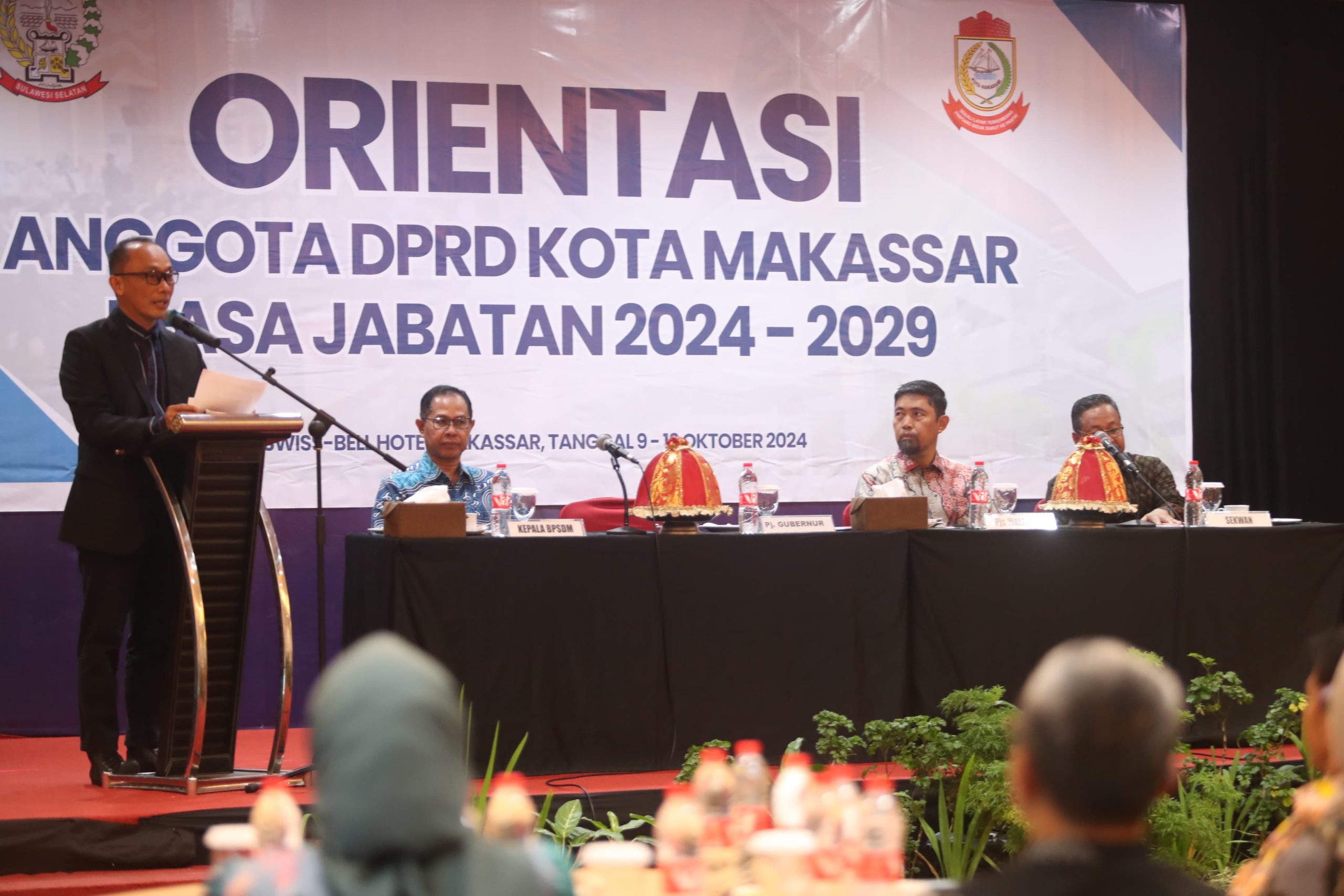 *Pjs Wali Kota Makassar Hadiri Penutupan Orientasi Anggota DPRD Kota Makassar 2024-2029*