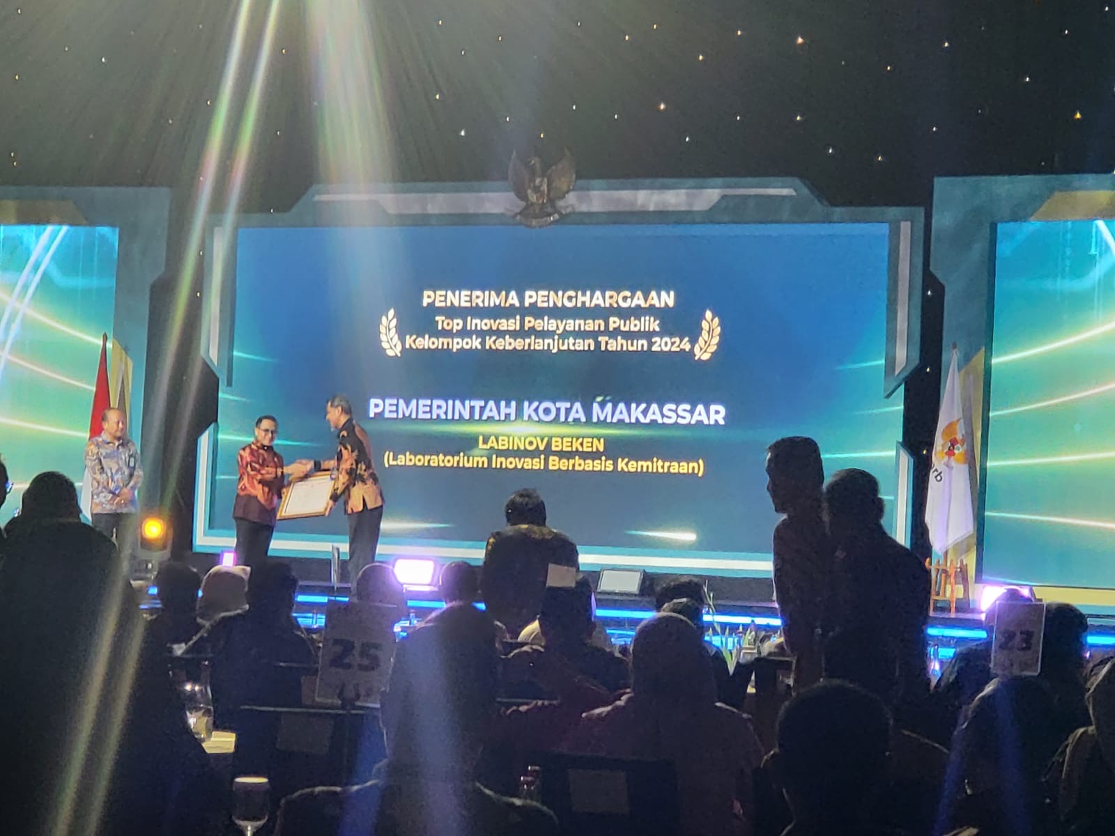 Gebyar Pelayanan Prima 2024, Pemkot Makassar Raih Penghargaan 5 Terbaik Inovasi Kelompok Berkelanjutan