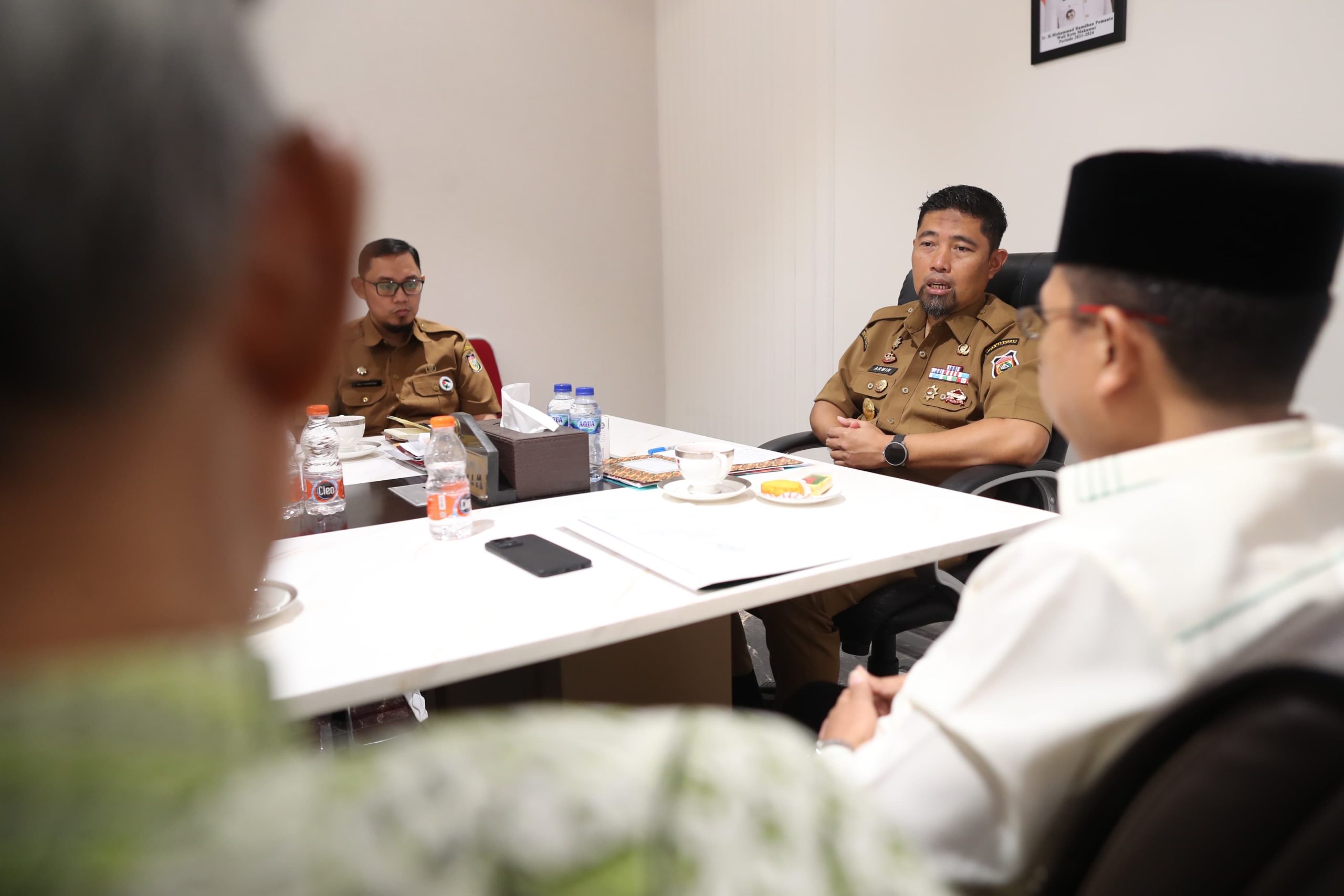 *PCNU Temui Pjs Wali Kota, Persiapan “Makassar Bermunajat”*