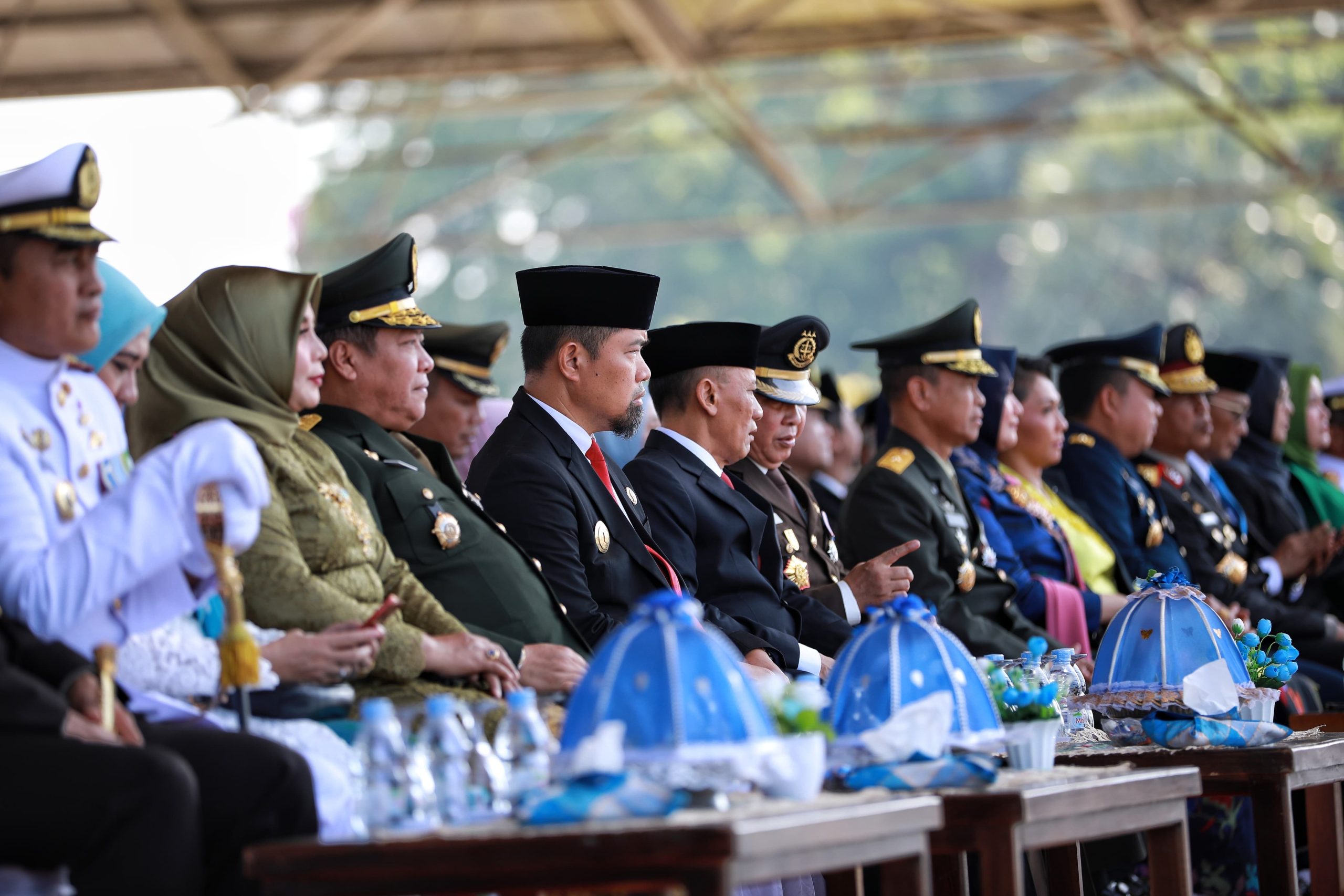 Pjs Wali Kota Makassar Arwin Azis Ikut Semarakkan Upacara HUT TNI di Karebosi