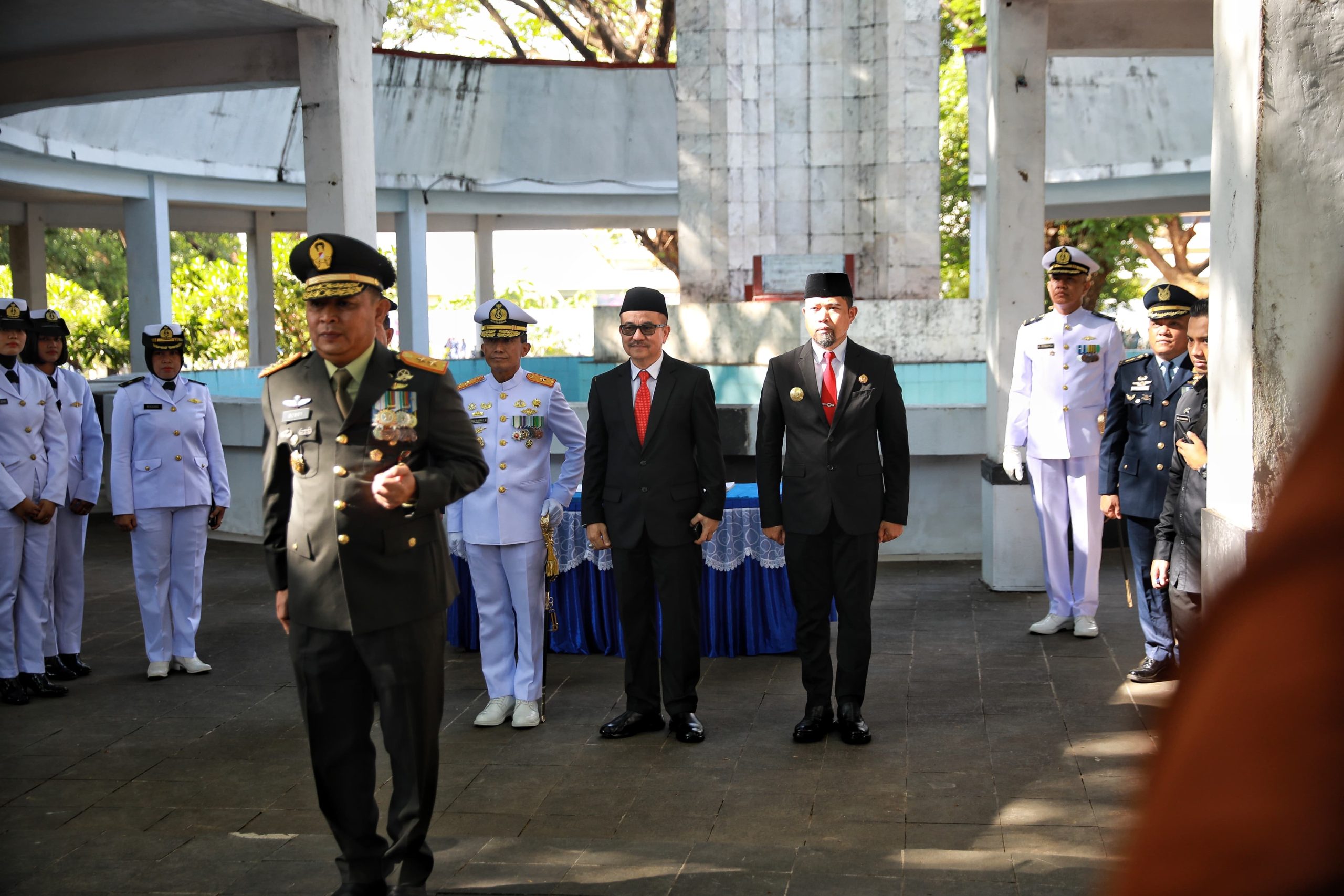 Rangkaian HUT ke-79 TNI, Pjs Wali Kota Makassar Hadiri Ziarah Nasional