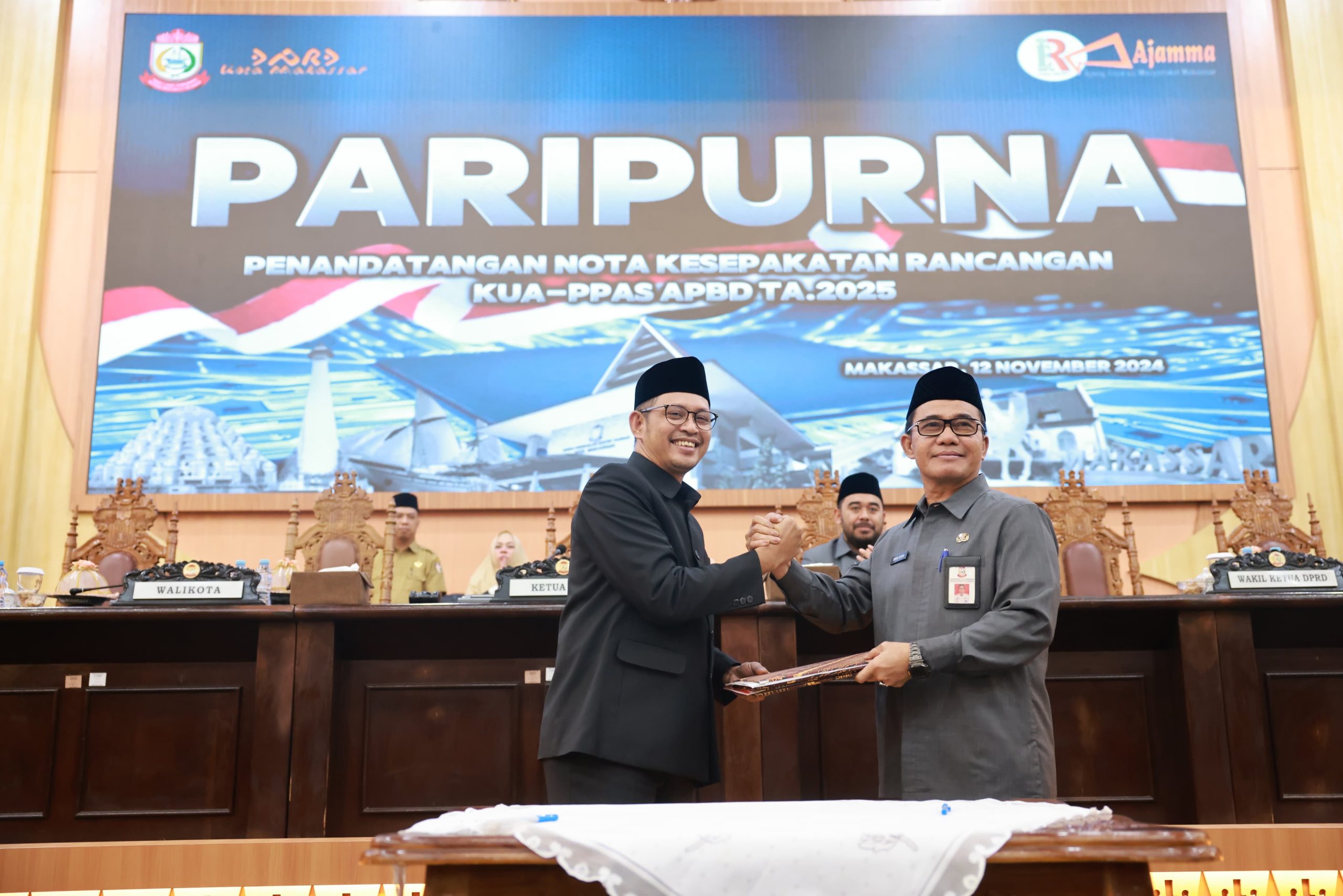 Pemkot Makassar dan DPRD Sepakati KUA-PPAS APBD Tahun 2025