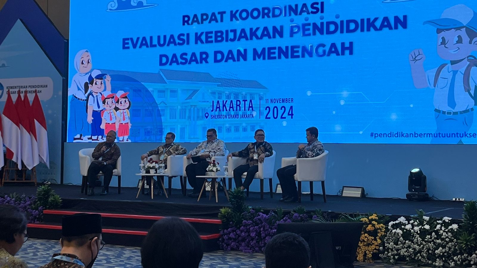 Kadisdik Makassar Bahas Pendidikan Inklusif di Rakor Evaluasi Kebijakan Nasional