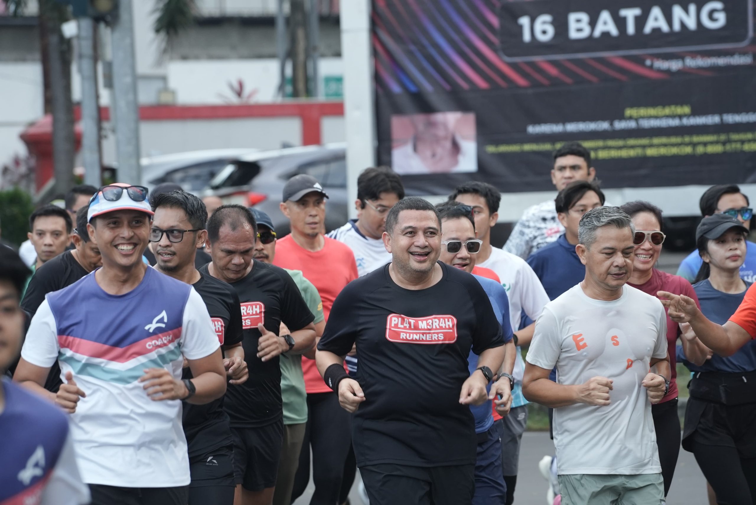 Sambut Event Akbar MHM 2025, Munafri Pimpin Lari Bareng Komunitas