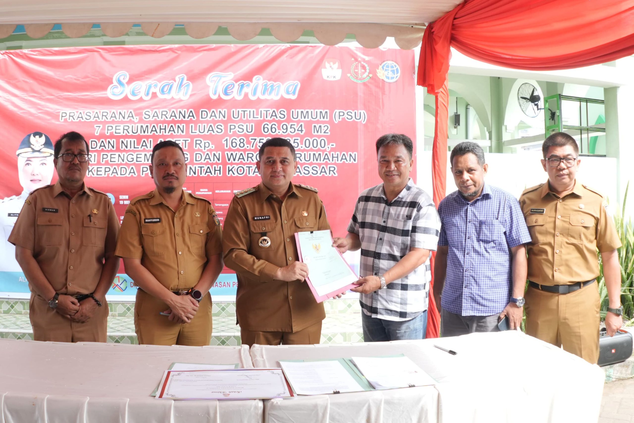 Tujuh Perumahan di Makassar Serahkan PSU, Munafri : Komitmen Pemkot Ciptakan RTH