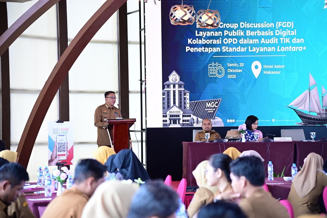FGD Kominfo Makassar Fokus Tetapkan Standar Layanan dan SLA Lontara