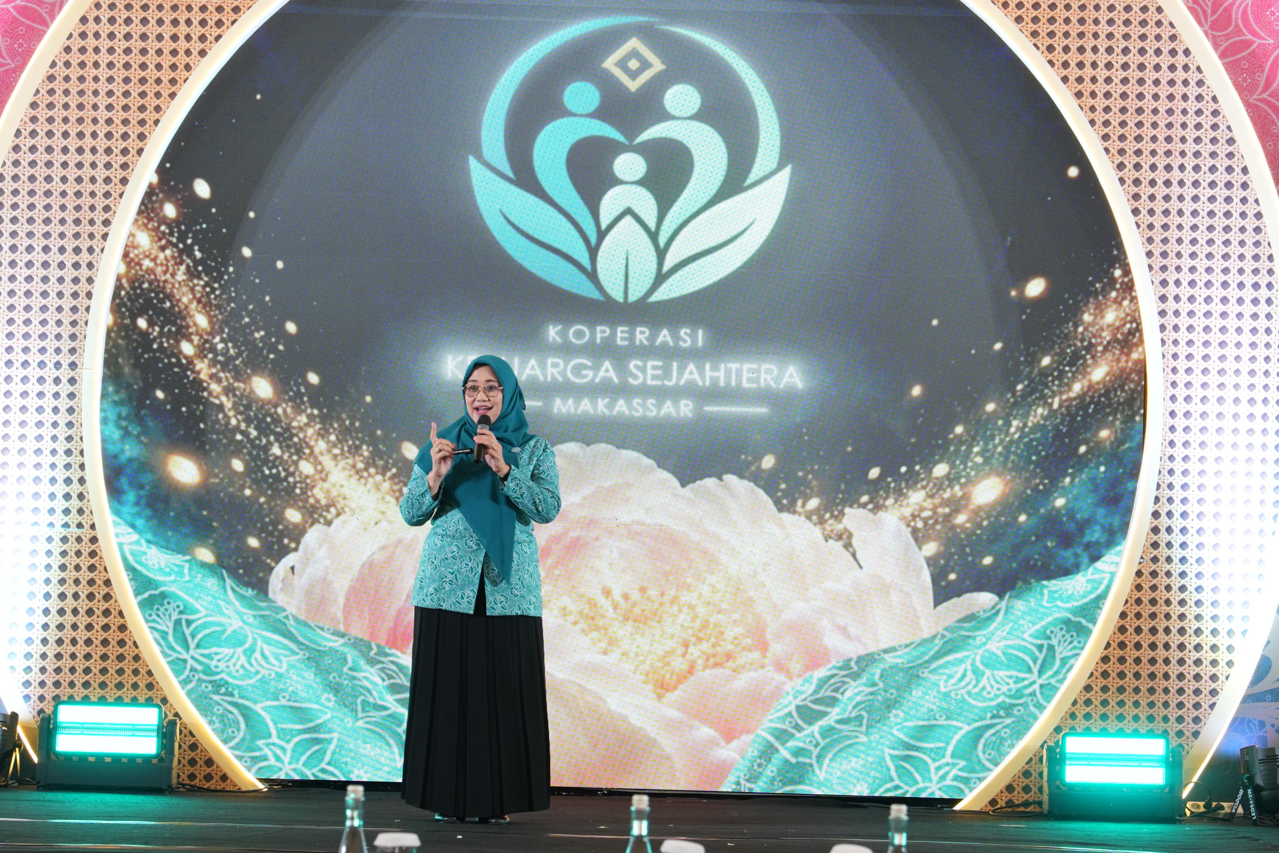 TP PKK Makassar Luncurkan Logo Koperasi Konsumen Keluarga Sejahtera, Ajak Kader Perkuat Ekonomi Bersama