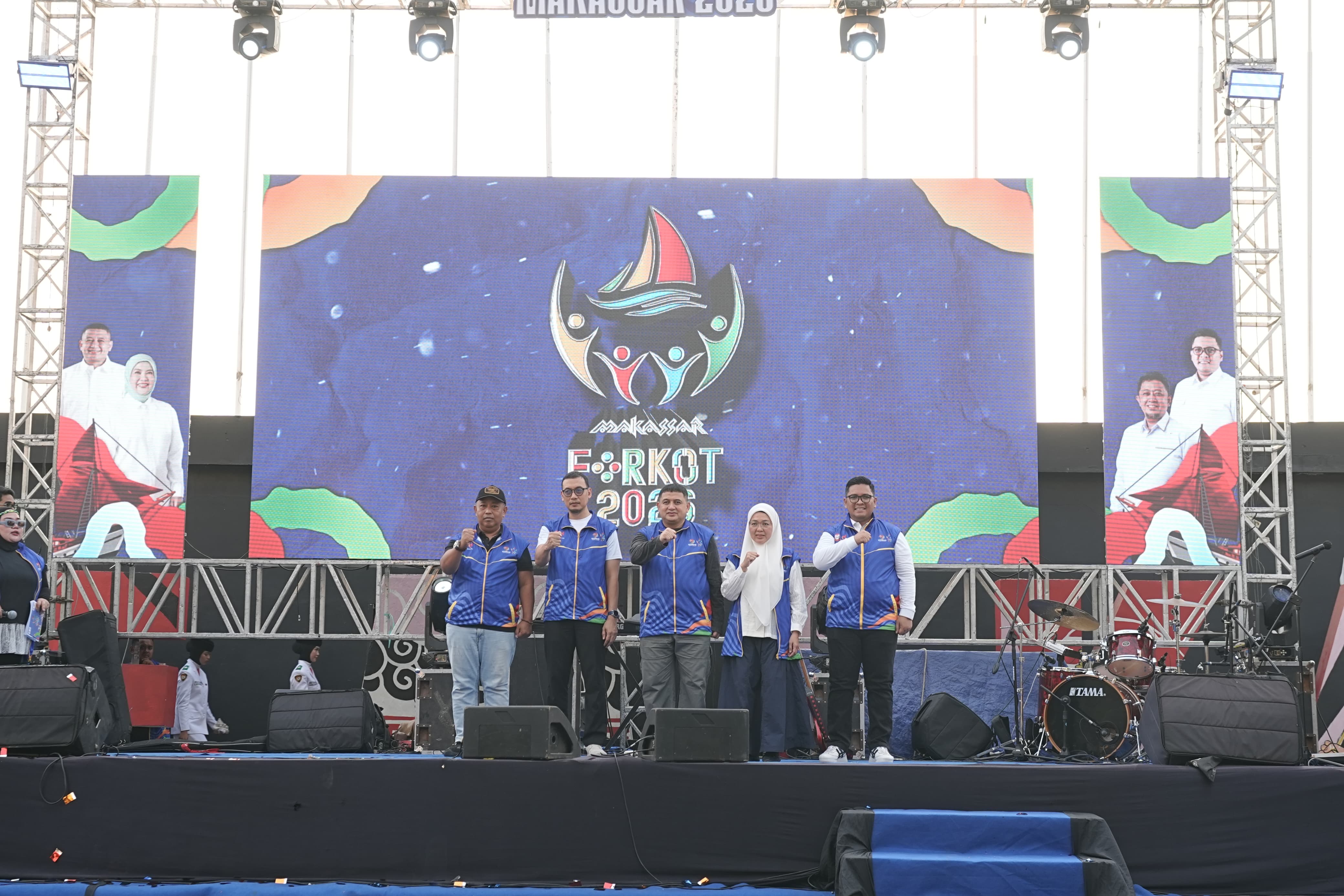 Perdana Digelar KORMI, Wali Kota Appi Resmi Buka FORKOT Makassar 2026